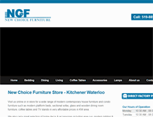 Tablet Screenshot of newchoicefurniture.com